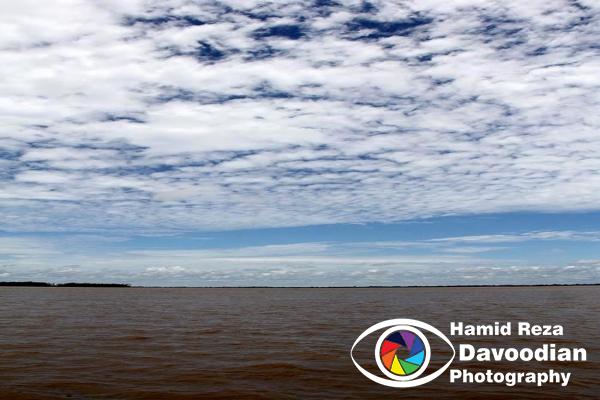 Sky in Amazon River 