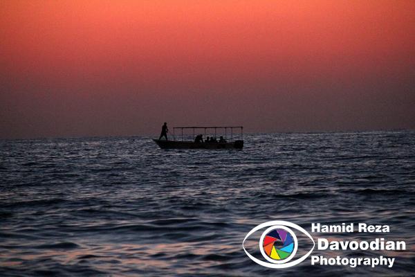 Sunset in Kish Island