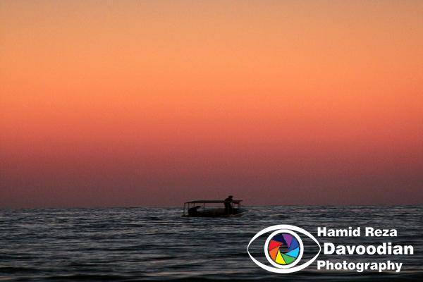 Sunset in Kish Island